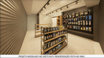 Horizonte — render IA da varanda