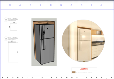 Marcenaria — armário de cozinha Carvalho Ranover