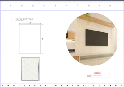 Marcenaria — vista frontal da cozinha