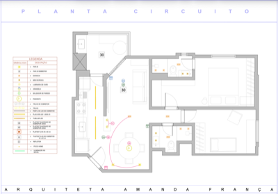 Refúgio — paginação de piso porcelanato