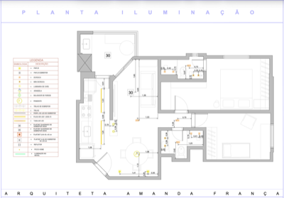Refúgio — planta de forro de gesso
